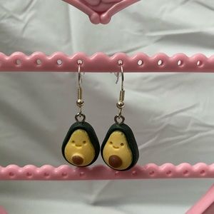 Mini avocado earrings